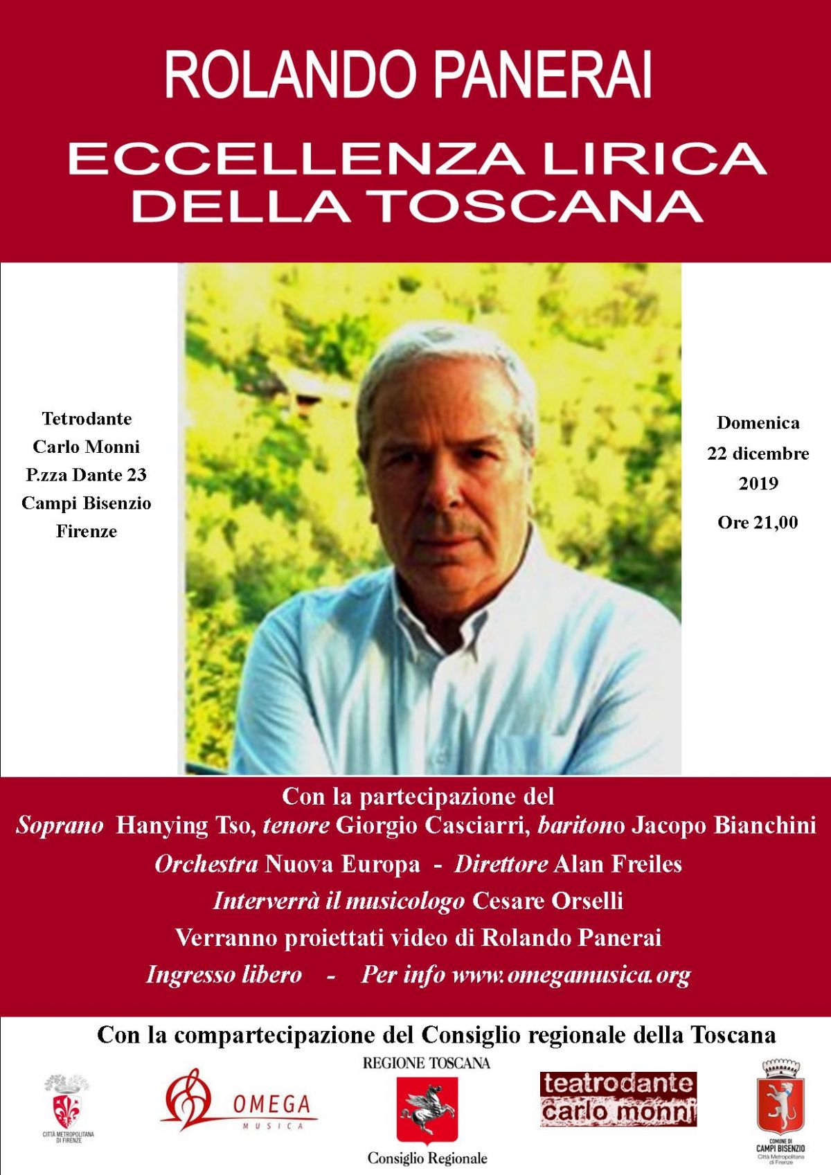 Rolando Panerai Eccellenza lirica della Toscana O.M.E.G.A. MUSICA